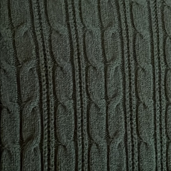 EUC Evergreen St. John's Bay Crew Neck Cable-Knit Pullover Sweater, M - Picture 7 of 13